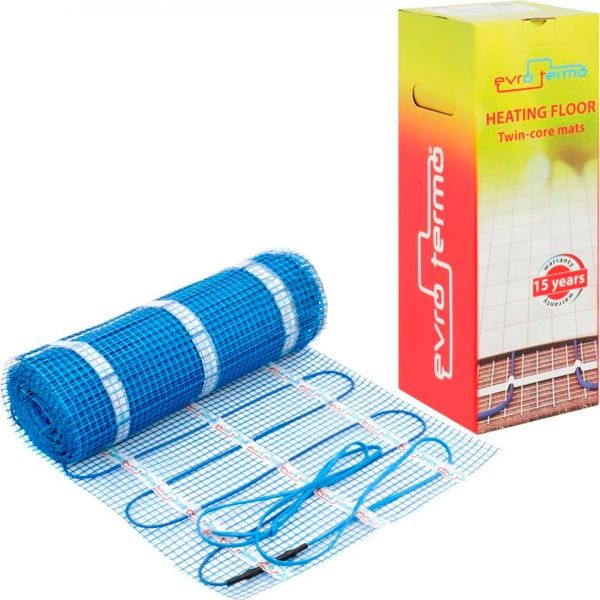 Нагревательный мат Evro-Termo 4,0 м2