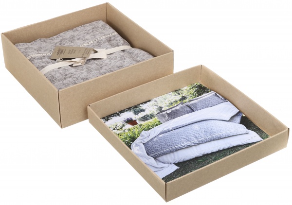 Комплект постільної білизни Lisboa 2 тауп Antonio Pereira 