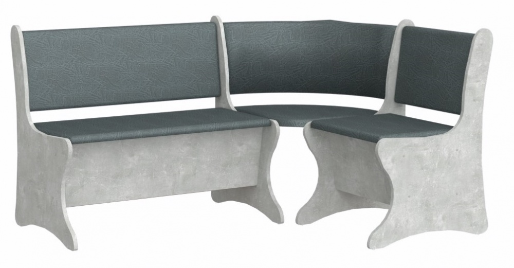 Куточок кухонний Компаніт Італія ательє світле / сірий