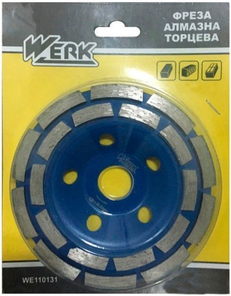 Фреза Werk алмазна торцьова 100x22,23 