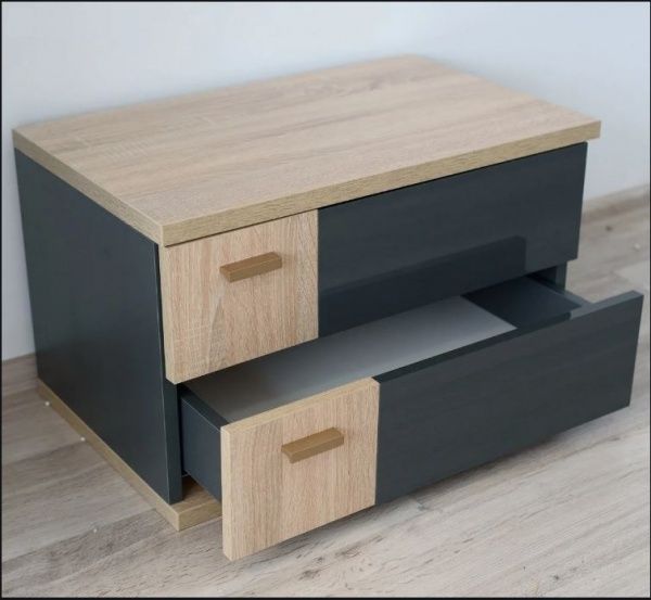 Тумба Embawood тумба Капри 649х390х404 мм правая дуб сонома 