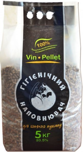Наповнювач для котячого туалету Vin•Pellet 5 кг (108K3.P00)