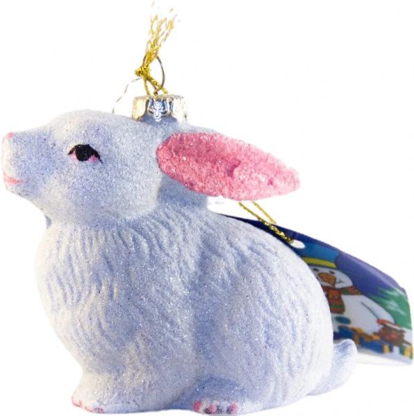 Ялинкова іграшка Девілон Кролик 9 см 190200