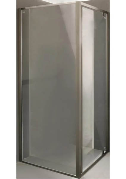 Душевое ограждение EGO квадратное распашное LEX GREY 90х90х200 см NAA1221