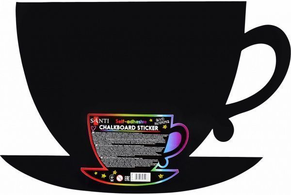 Стікер крейдяний самоклеючий Чашка 310796 