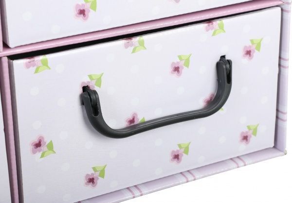 Комод картонный Miss Space Provenzale 4 відділення лавандовий