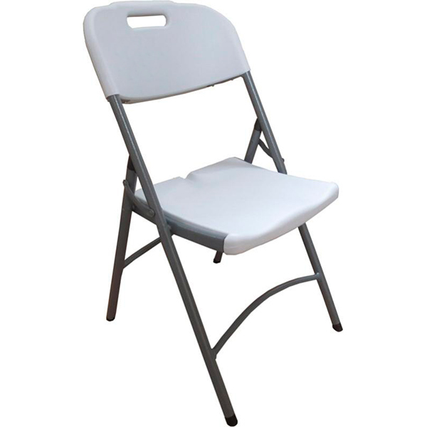 Стул раскладной YX-D25 86x47x58 см белый