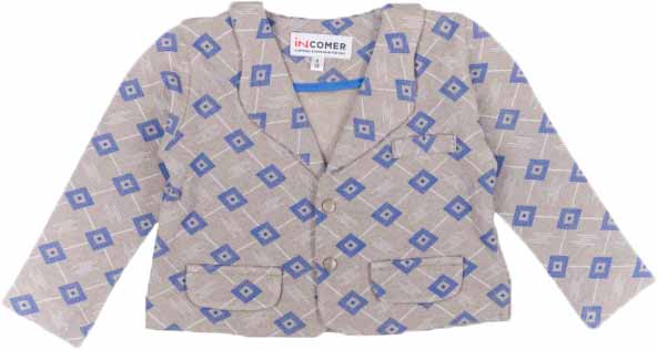 Пиджак MiracleMe р.92 серый 72-24-003 