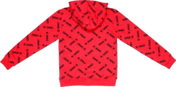 Свитшот LINCOLN&SHARKS р.140 красный с черным 