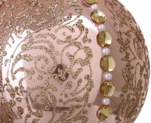 Шар новогодний Элит d 100 мм в ассортименте