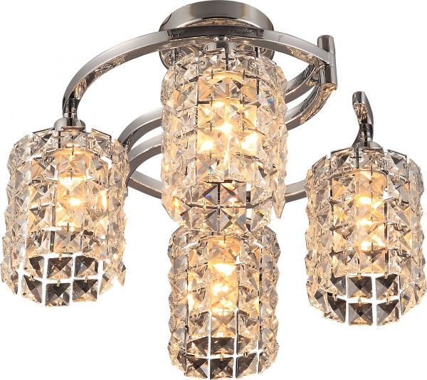 Люстра стельова Altalusse 4x40 Вт E14 хром INL-1130C-04 Chrome 