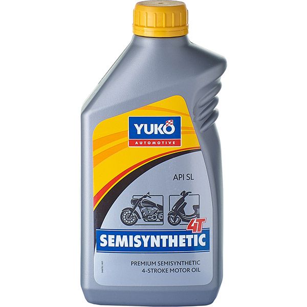 Моторне мастило YUKO SEMISYNTHETIC 4T 10W-40 1 л