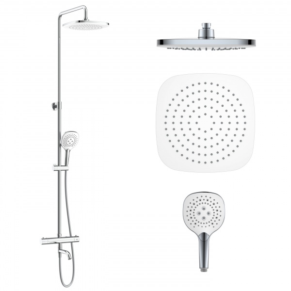 Душова система Imprese Centrum T-10260SQ з термостатом