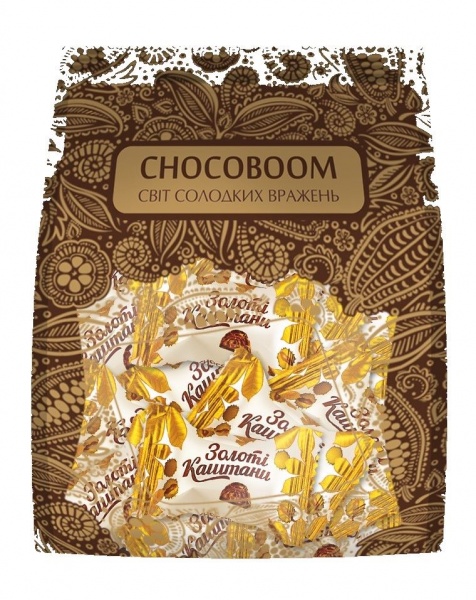 Шоколадные конфеты ChocoBoom ЗОЛОТЫЕ КАШТАНЫ 180 г 