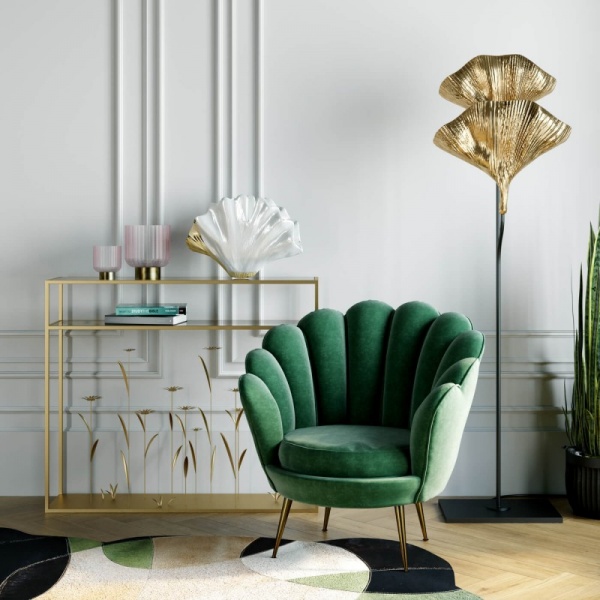 Ваза KARE Design Ginkgo Elegance 45 см белая 