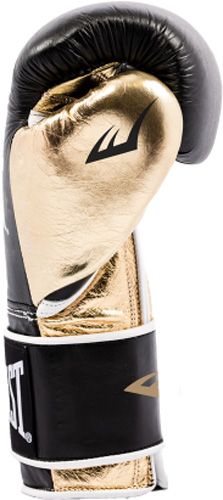 Перчатки тренировочные Everlast POWERLOCK PU GLOVES 14oz P0000023 черно-золотистый