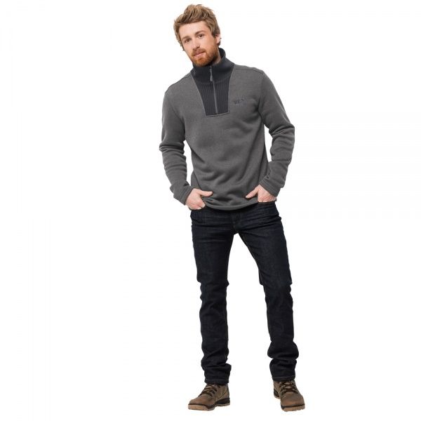 Джемпер Jack Wolfskin SCANDIC PULLOVER MEN 1706961-6011 р. M сірий