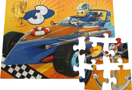 Пазлы деревянные Spin Master 3 в 1 Микки