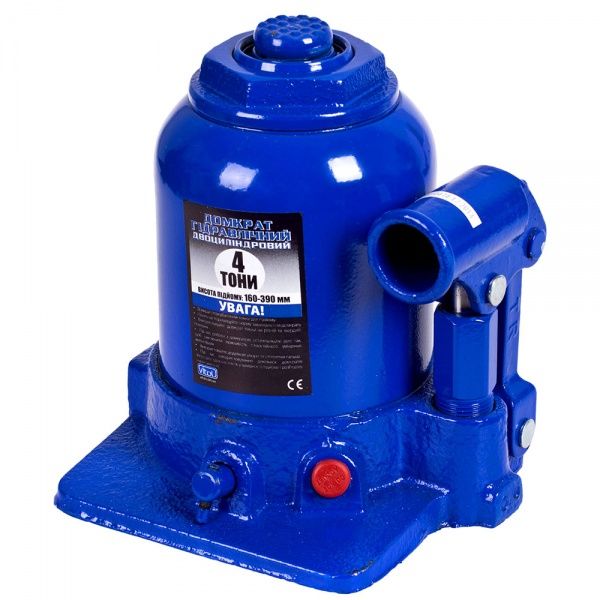 Домкрат гидравлический Vitol 2-штоковый TF0402 4 т