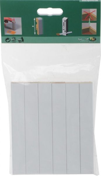 Брусок универсальный для плинтусов Paint-on FN Neuhofer Holz белый 18x18x122 мм 