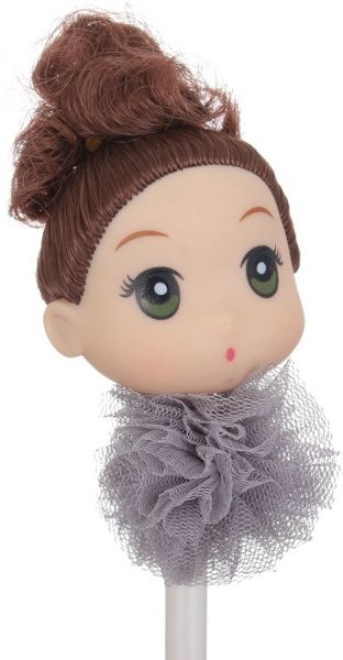 Ручка гелевая Кукла белый 