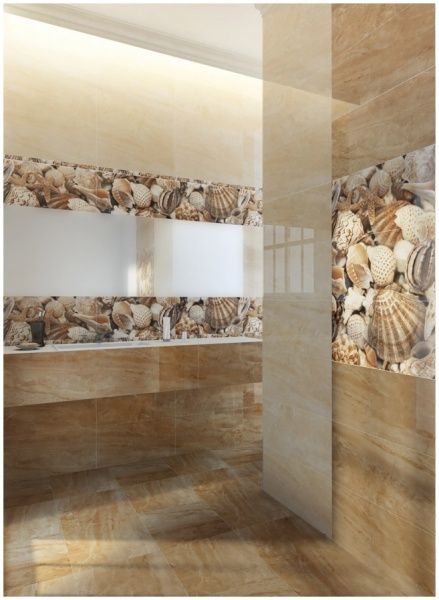 Плитка Golden Tile SEA BREEZE темно-бежевий Е1Н830 40x40 