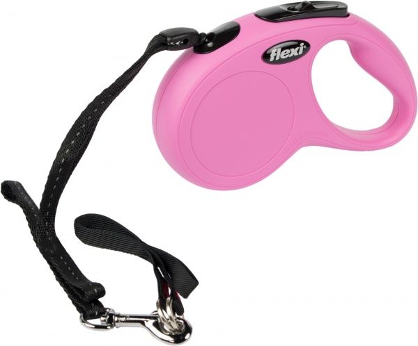 Поводок-рулетка FLEXI Classic S розовый до 12 кг 5 м