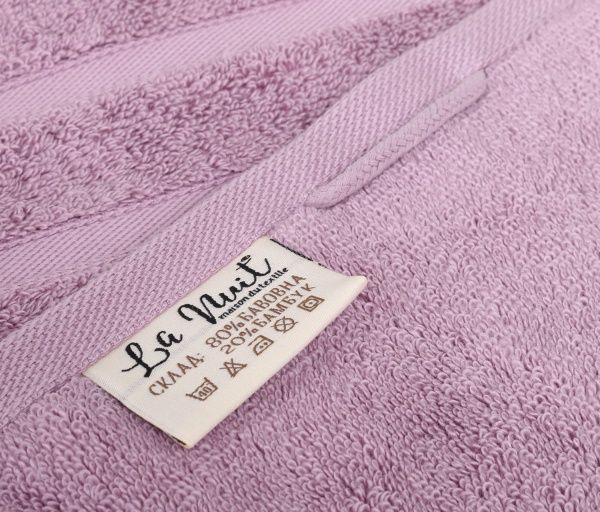 Рушник махровий Bamboo 30x50 см бузковий La Nuit 