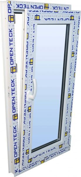 Вікно поворотно-відкидне OpenTeck DE-LUX 60 500x1000 мм праве 