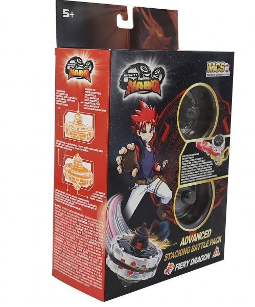 Пусковое устройство Auldey Infinity Nado V серия Advanced Edition Fiery Dragon Огненный Дракон EU634302H