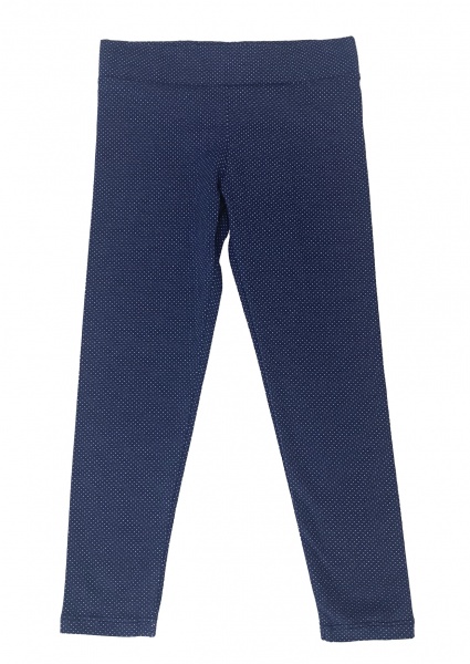 Лосини для дівчаток Roksana №0028/16069 р.104-110 синій із малюнком 