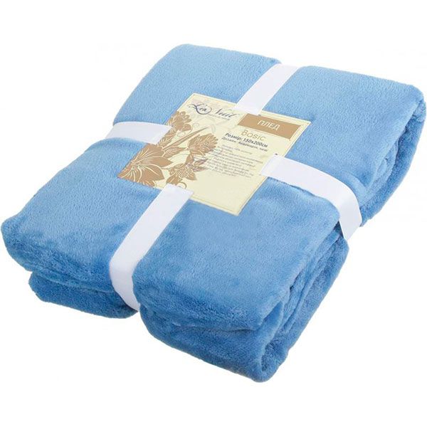 Плед La Nuit Basic аквамарин 150x200 см