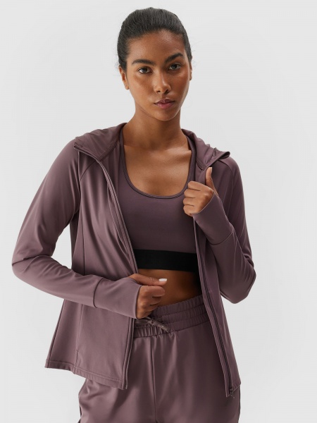 Джемпер 4F SWEATSHIRT FNK F208 4FAW23TFSWF208-82S р.L коричневий