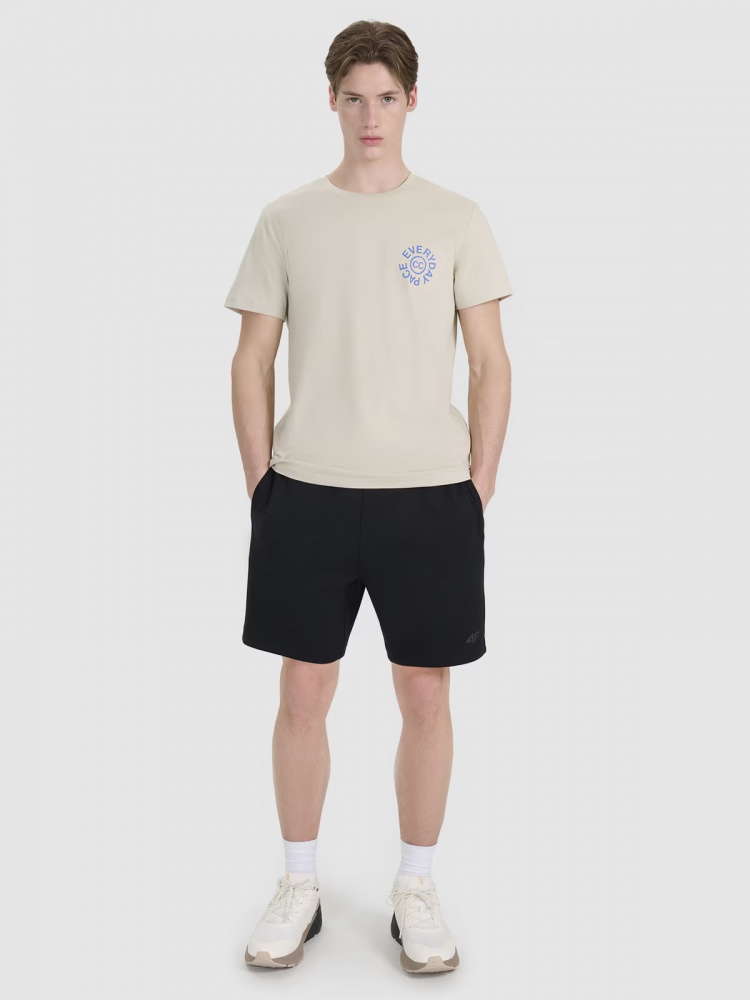 Футболка 4F TSHIRT M1980 4FWSS25TTSHM1980-83S р.M бежевый