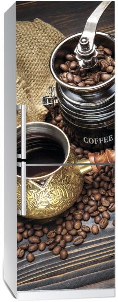 Наліпка на холодильник Zatarga Кава 01 Z180055 65x200 см