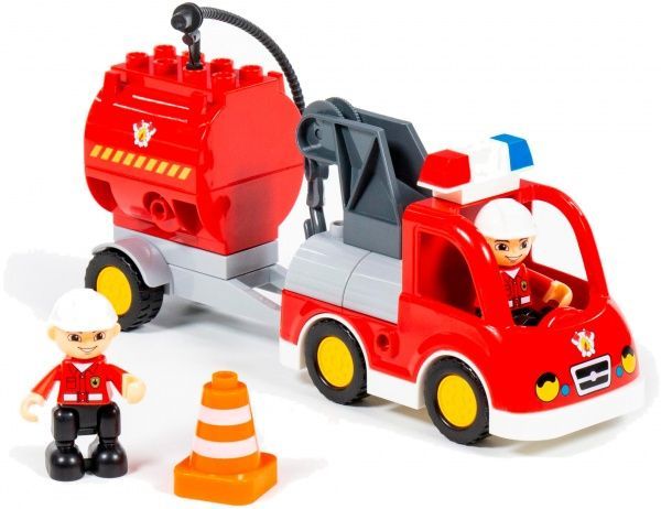 Конструктор строительный Полесье Пожарная станция 77509