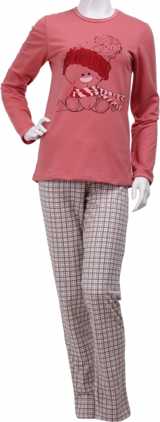 Пижама женская Roksana Comely 189/30006 р. L оранжевый- бежевый 