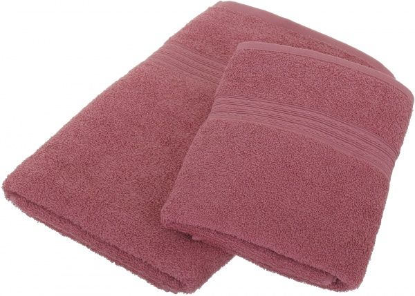 Набор полотенец 2 шт. розовый UP! (Underprice) 