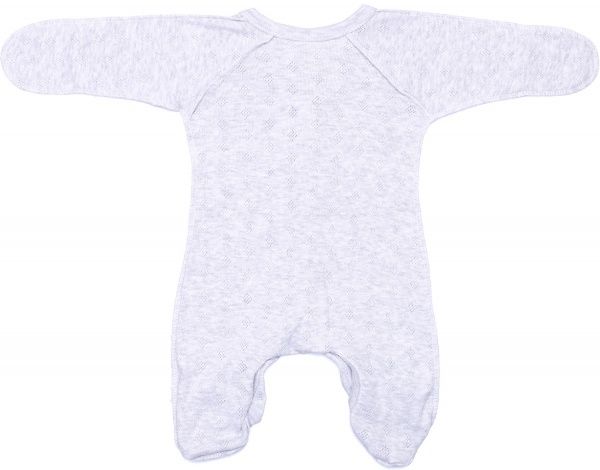 Комбинезон детский унисекс Minikin р.50 серый меланж 211290550 