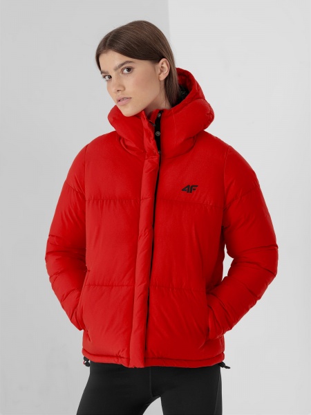 Пуховик 4F H4Z21-KUDP008-62S р.M красный