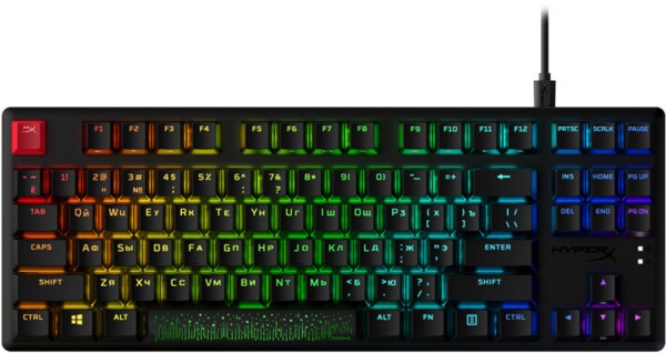 Клавіатура ігрова HyperX Alloy Origins Core PBT HX USB (639N7AA) black 