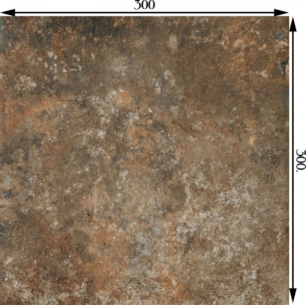 Клинкерная плитка ARTEON BROWN KLINKIER 30х30 (1,26) Ceramika Paradyz