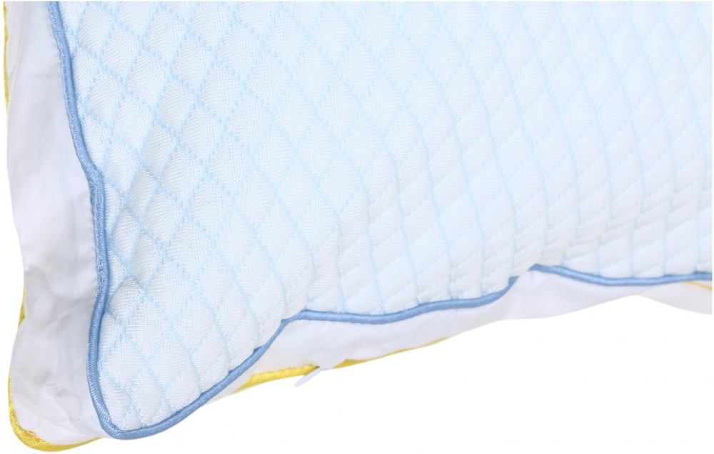 Подушка з охолоджуючим ефектом та бортом Songer und Sohne 50x70 см білий