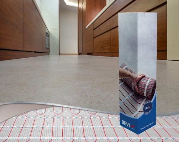 Нагревательный мат Devi 83030574, 0,5*8 DEVIcomfort 150Т 549 Вт, площадь 4 м.кв.
