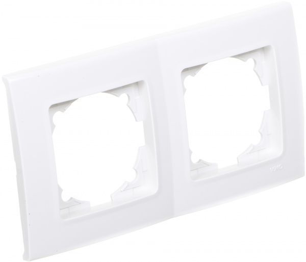 Рамка двухместная Viko Linnera универсальная белый 90480002