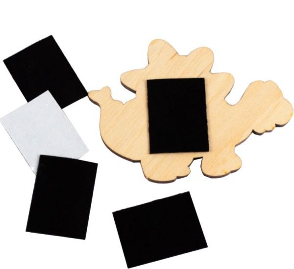 Іграшка дерев'яна Зірка магніт Динозаврики