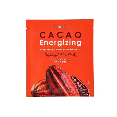 Маска для обличчя Petitfee Energizing Hydrogel Face Mask гідрогелева тонізуюча з екстрактом какао 5 шт.
