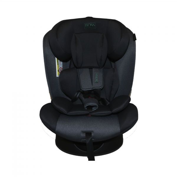 Автокрісло Happy Baby Boss Automotive 4579 +4618 сіро-чорний black/grey HB636