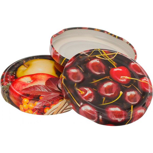 Набір кришок для консервування Твіст-офф 66/4 мм Мікс 20 шт. 