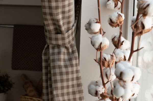 Салфетка Lucy клетка 40x40 см бежевый 